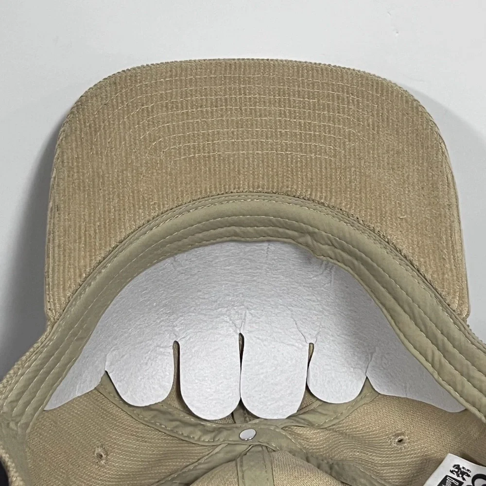 Coors Beer Corduroy Snapback Hat Cap Beige Tan Adjustable Golden Colorado NEW!!! - Picture 10 of 10